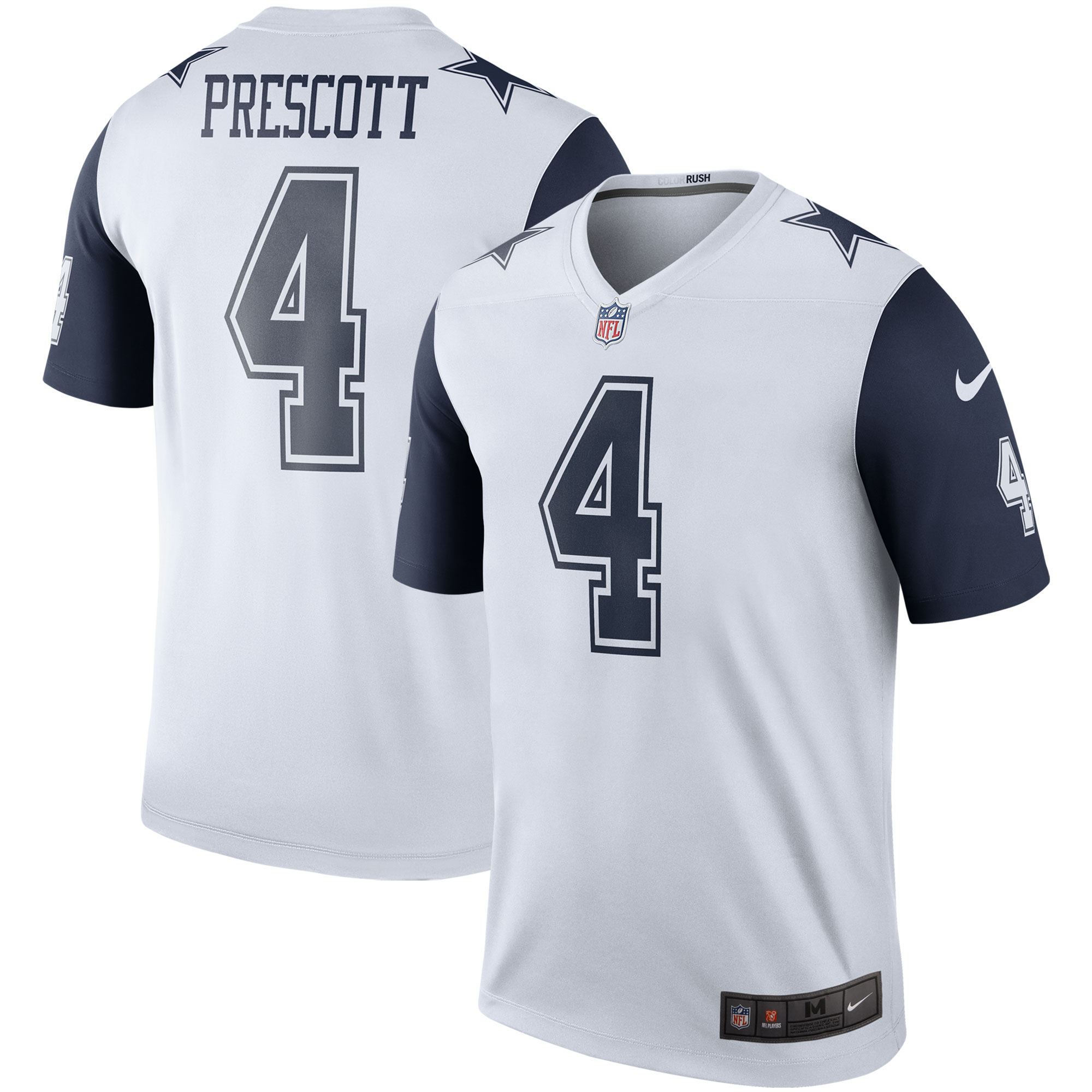 Dak Prescott Dallas Cowboys Color Rush Legend Player Jersey - White