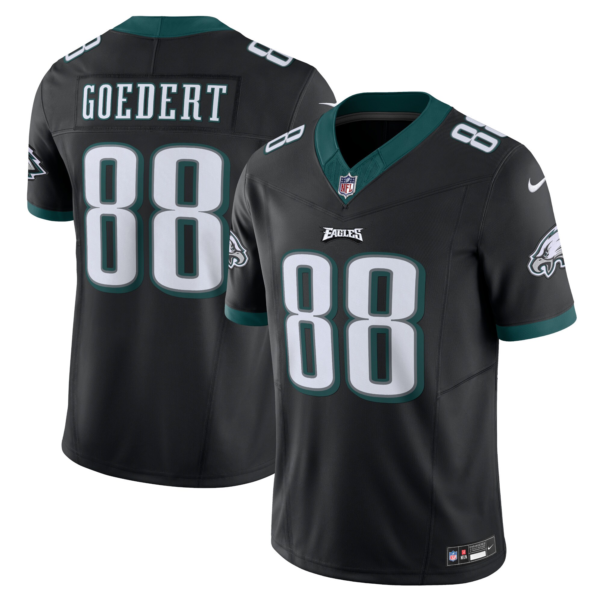 Dallas Goedert Philadelphia Eagles Vapor F.U.S.E. Limited Jersey - Black