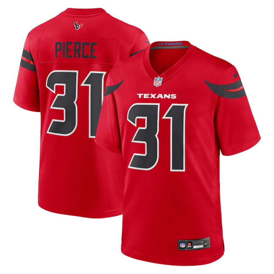 Dameon Pierce 31 Houston Texans Game Jersey - Men, Red