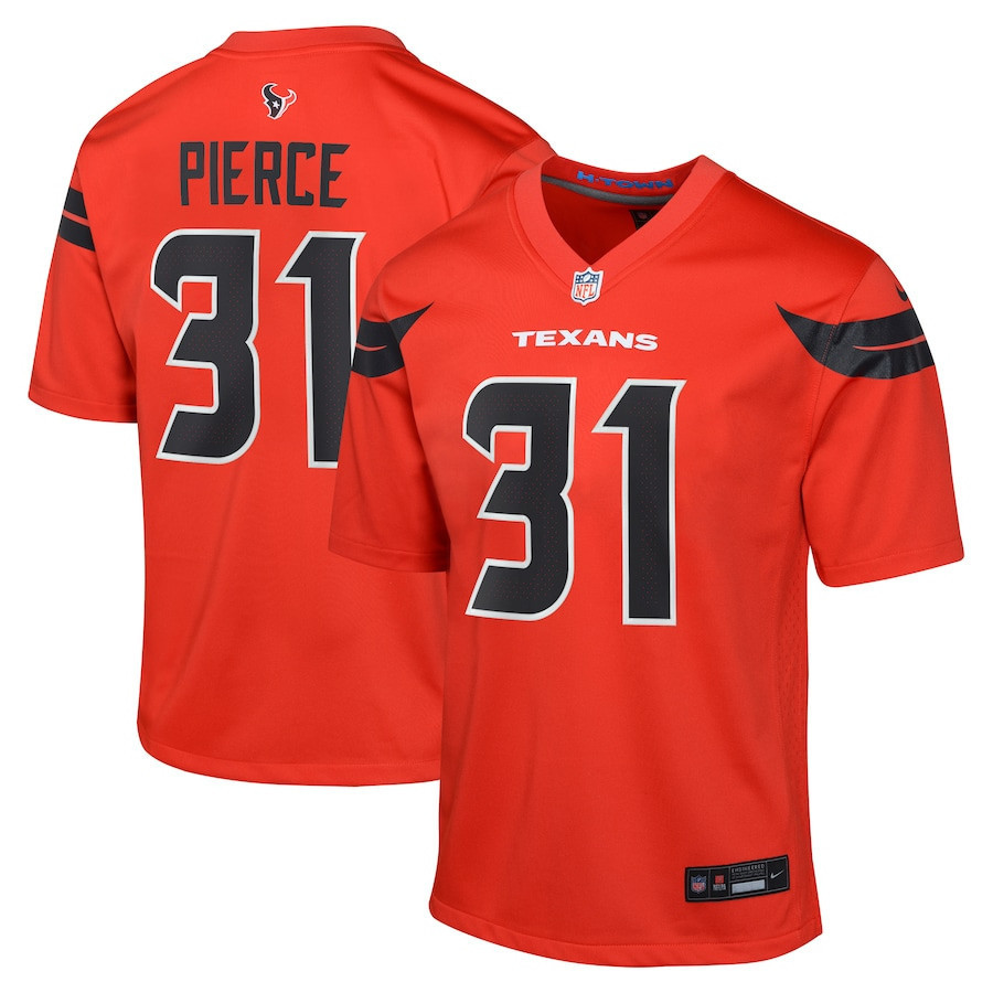 Dameon Pierce 31 Houston Texans Youth Alternate Game Jersey - Red