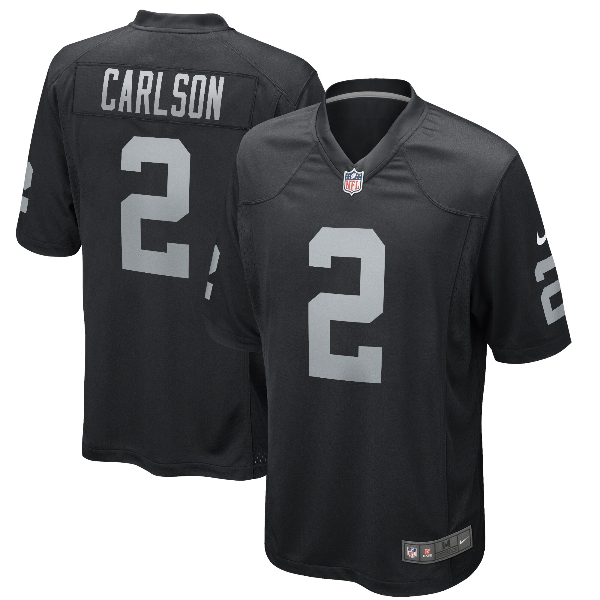 Daniel Carlson Las Vegas Raiders Game Player Jersey - Black