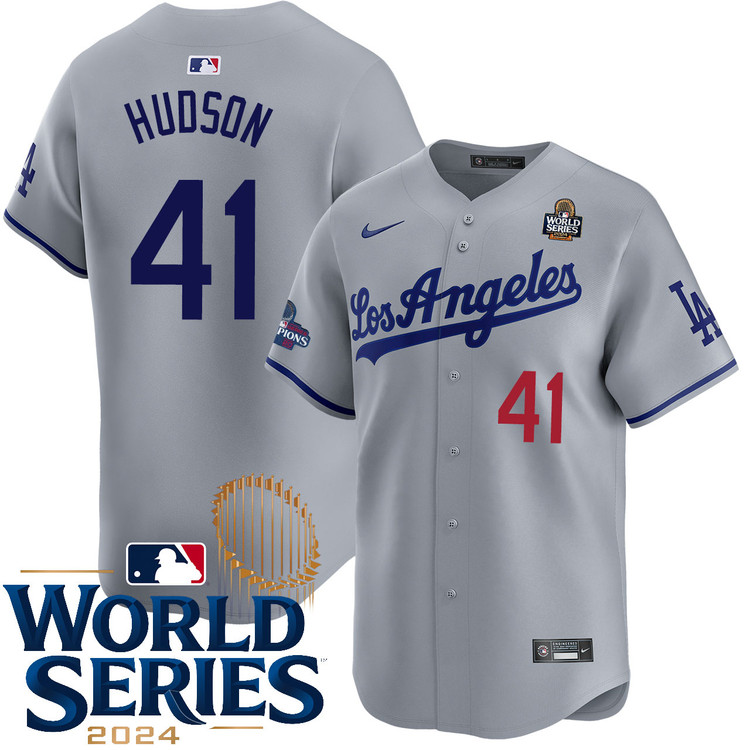 Daniel Hudson Los Angeles Dodgers Road Limited World Series Jersey