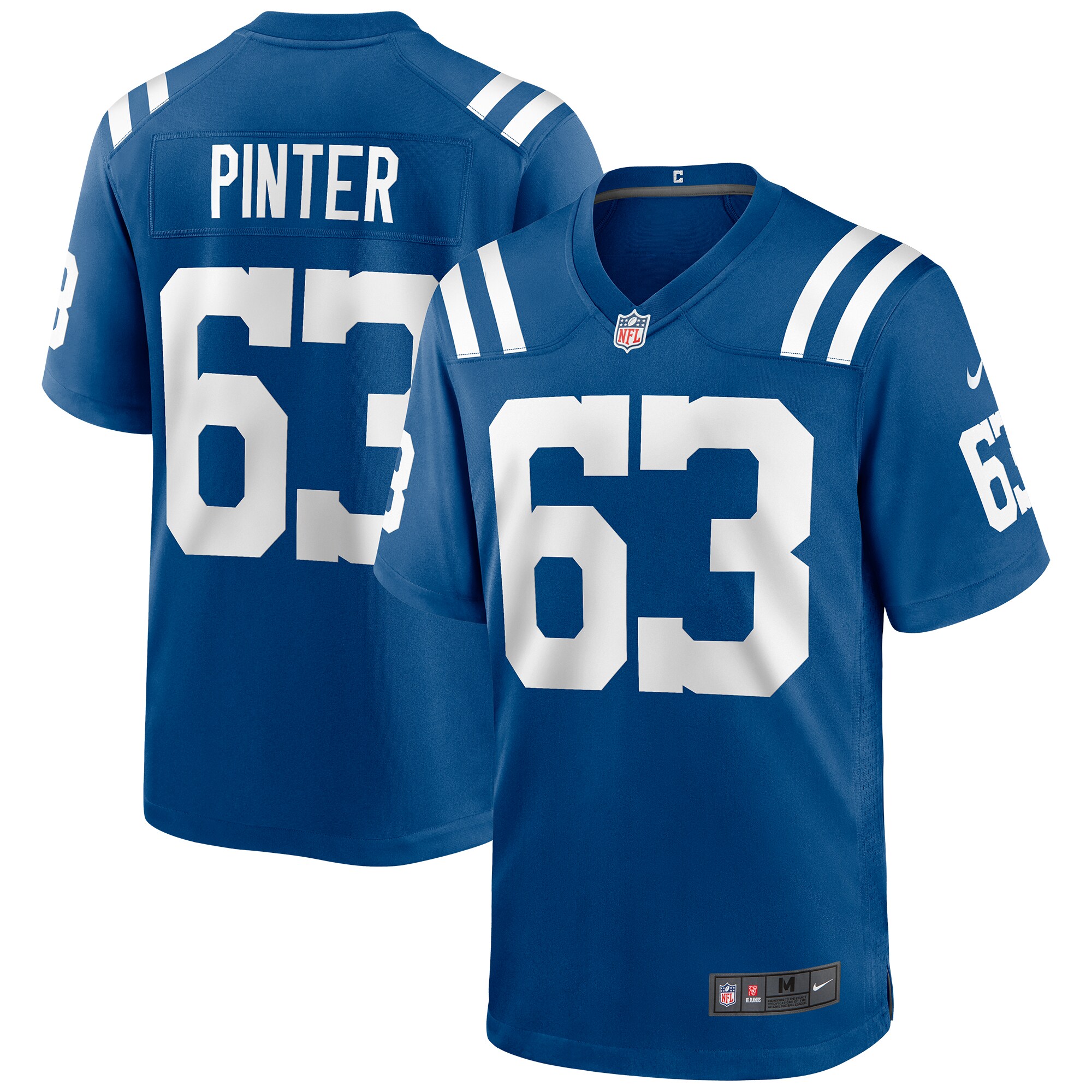 Danny Pinter Indianapolis Colts Game Jersey - Royal