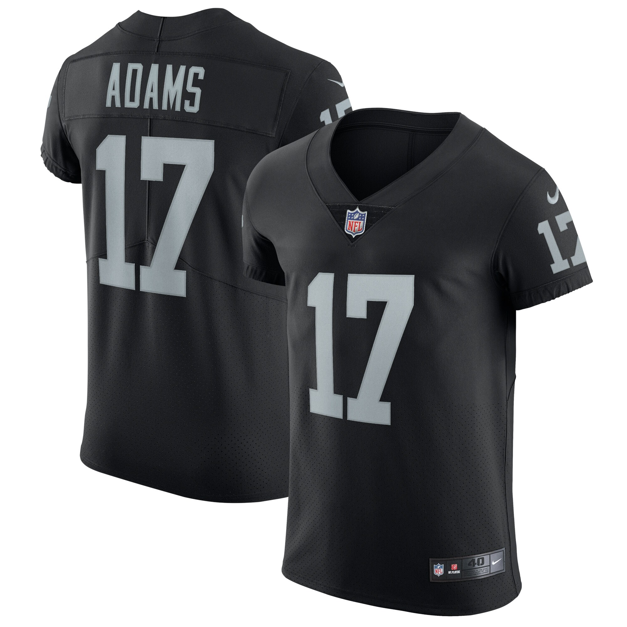 Davante Adams Las Vegas Raiders Vapor Elite Jersey - Black