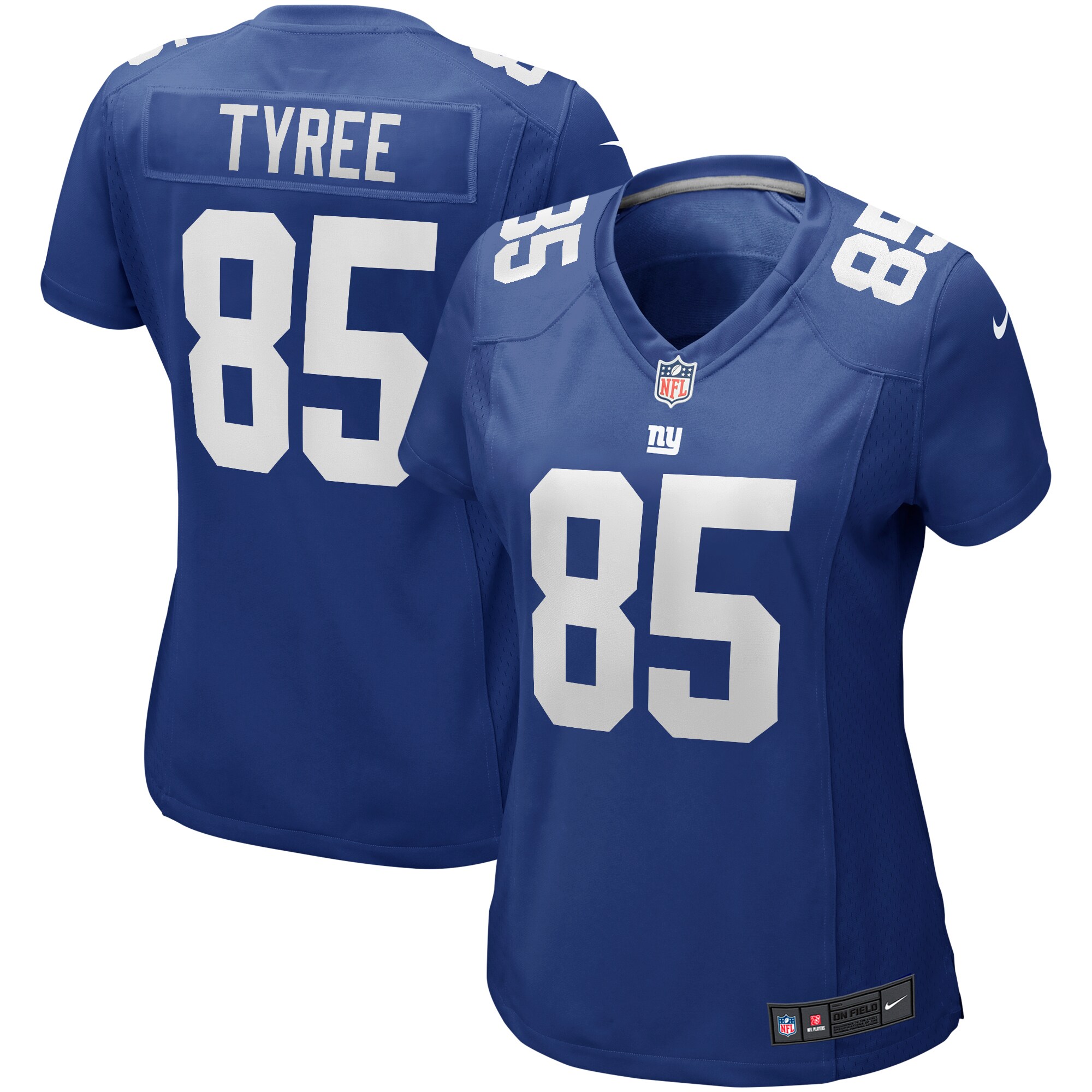David Tyree New York Giants Women's Game Retired Player Jersey - Royal