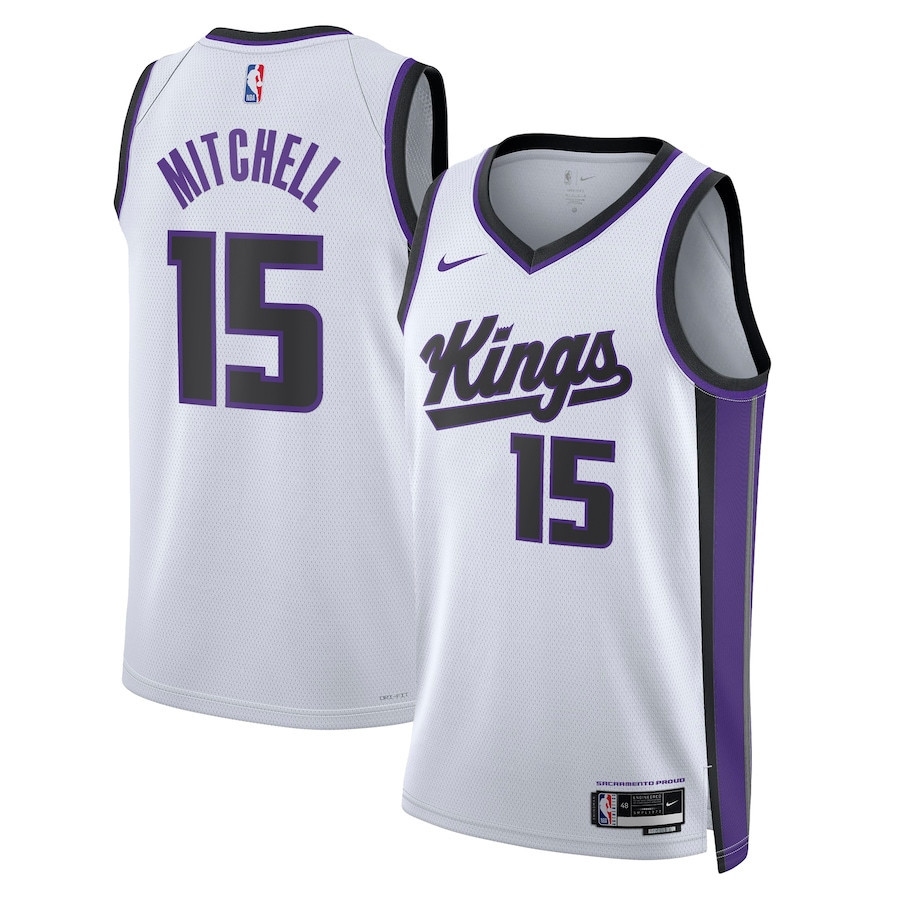 Davion Mitchell 15 Sacramento Kings Unisex Swingman Jersey - Association Edition - White