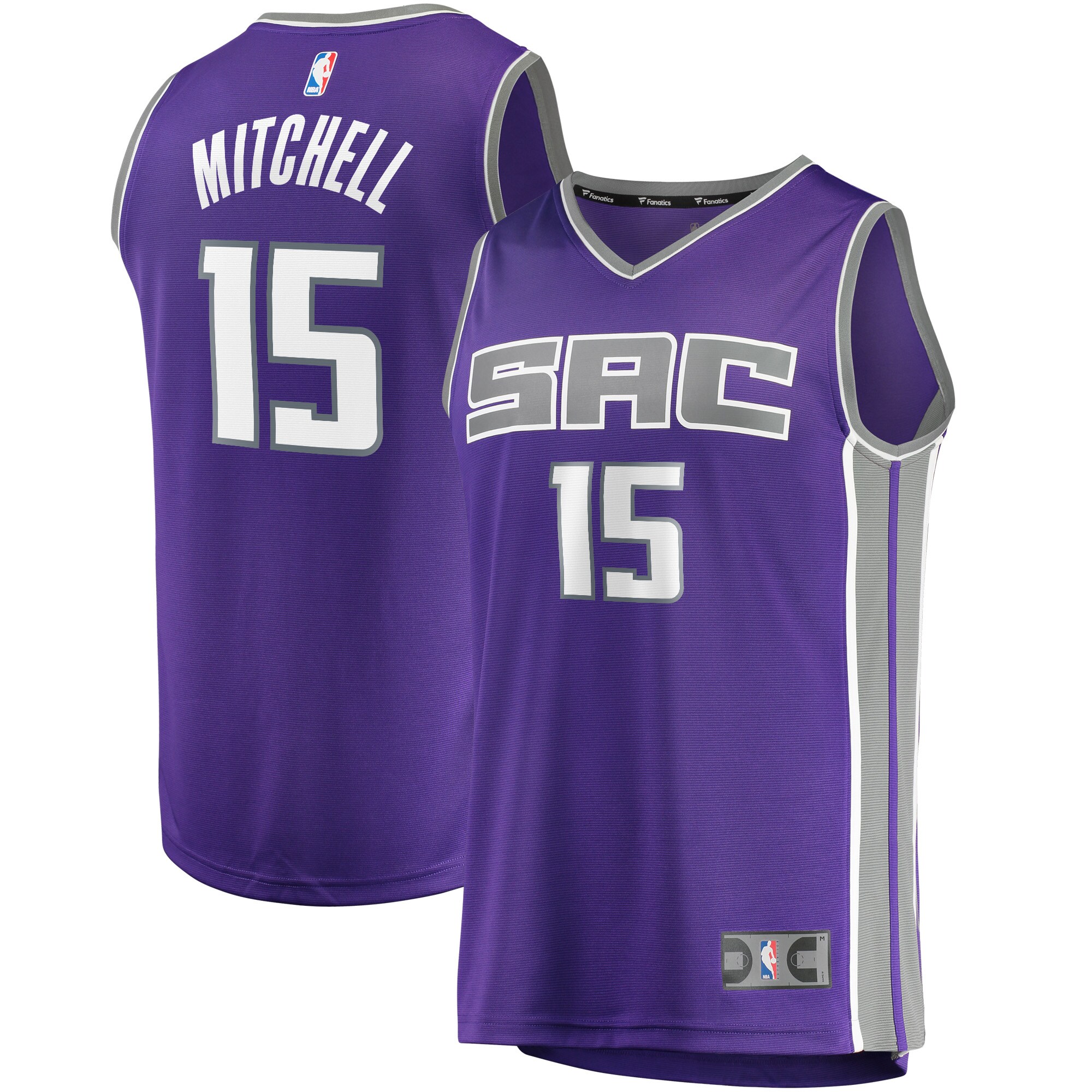 Davion Mitchell Sacramento Kings Fanatics Fast Break Player Jersey - Icon Edition - Purple