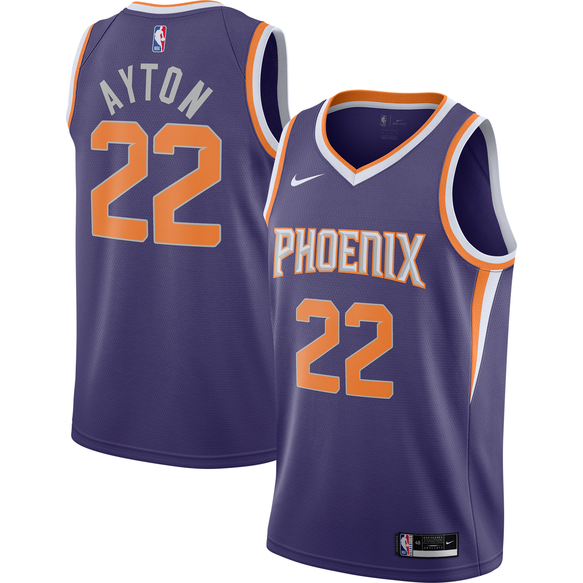 Deandre Ayton Phoenix Suns 2020\/21 Swingman Player Jersey - Icon Edition - Purple