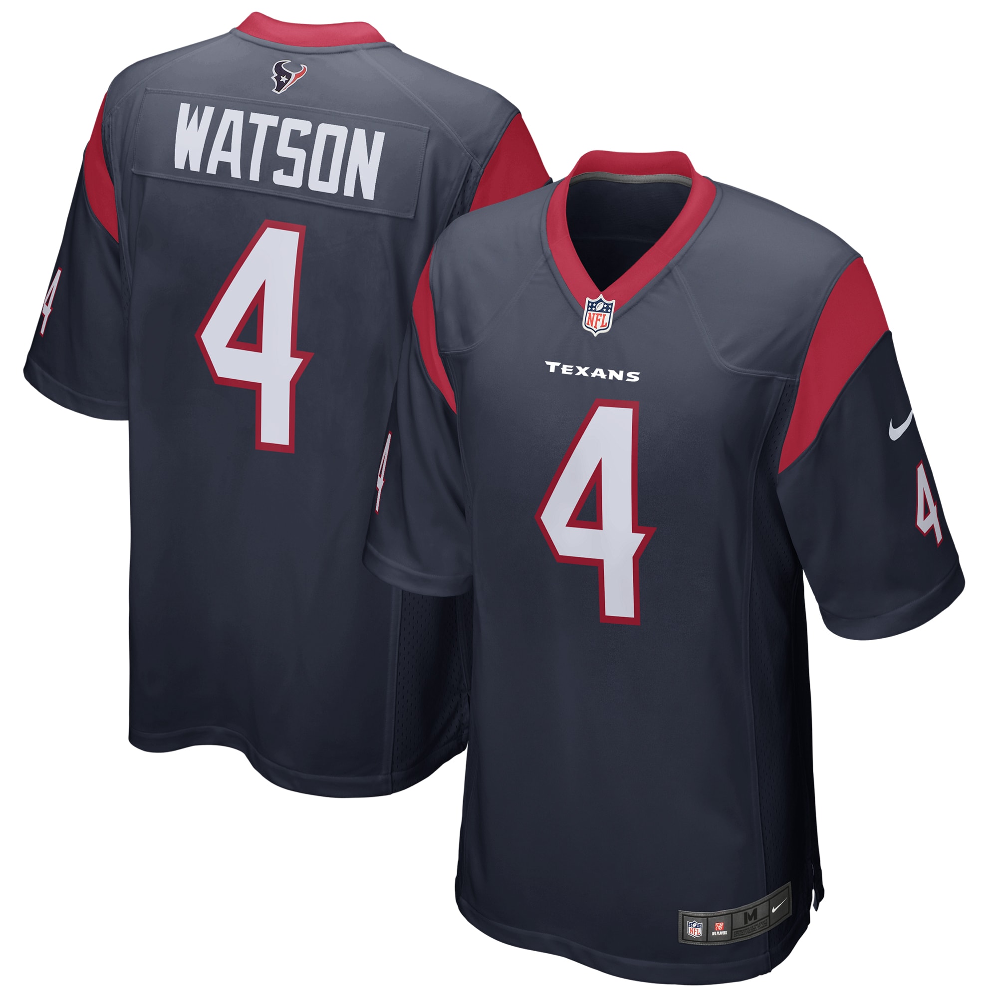 Deshaun Watson Houston Texans Game Jersey - Navy