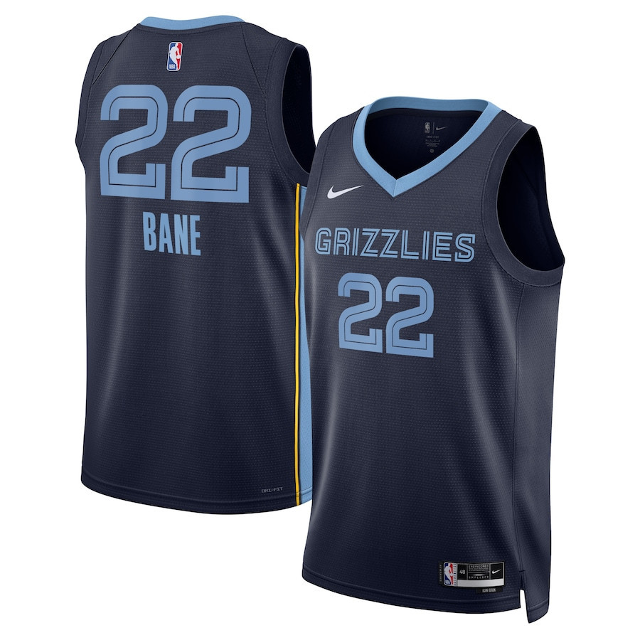 Desmond Bane 22 Memphis Grizzlies Unisex Swingman Jersey - Icon Edition - Navy