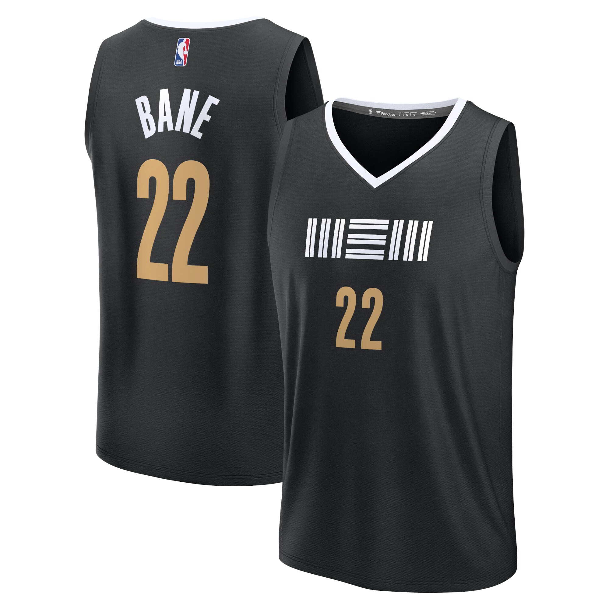 Desmond Bane Memphis Grizzlies Fanatics Fast Break Jersey - Black - City Edition