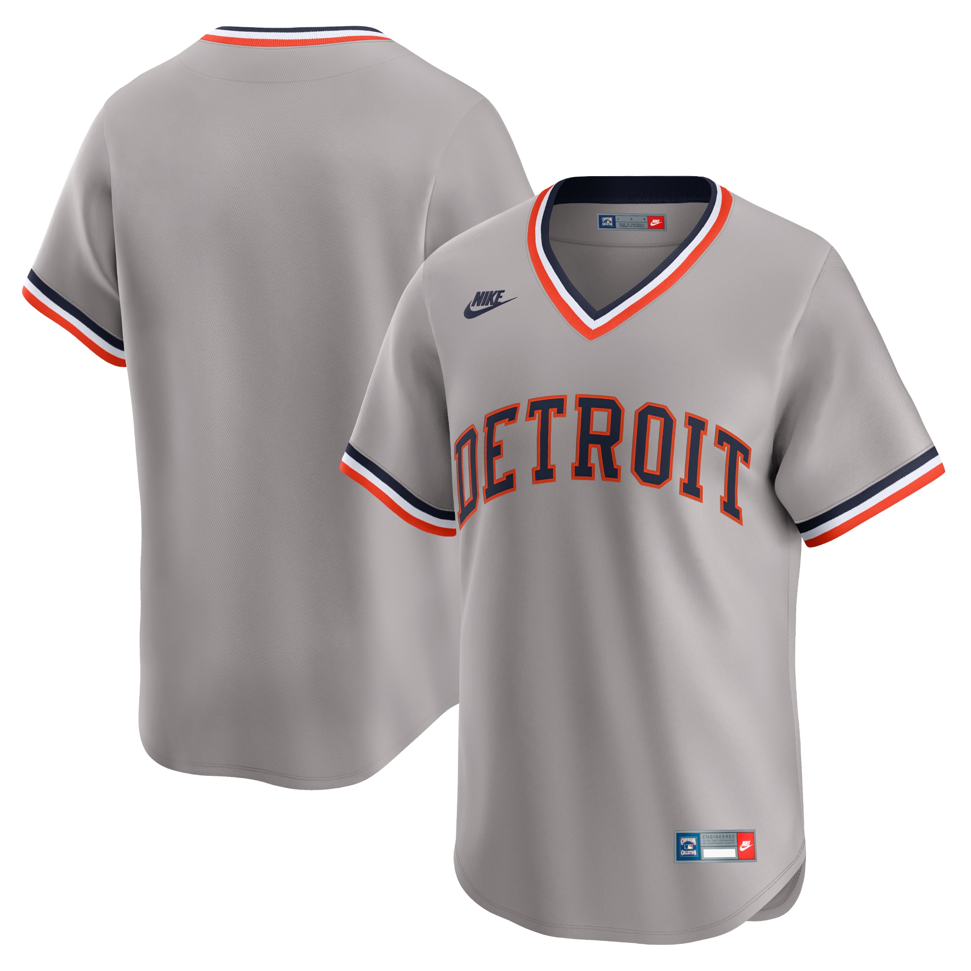 Detroit Tigers Cooperstown Collection Limited Jersey - Gray