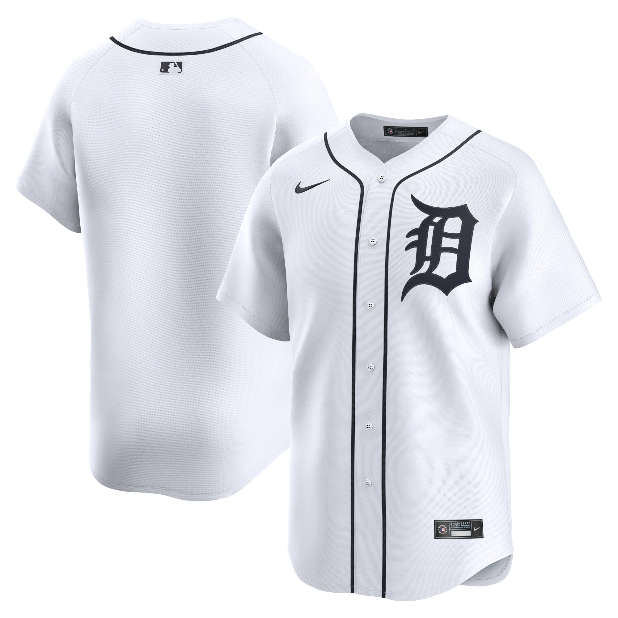 Detroit Tigers Youth Home Limited Jersey - White