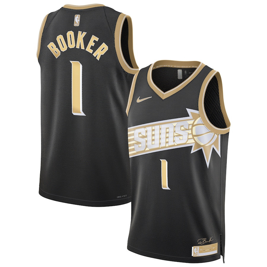 Devin Booker 1 Phoenix Suns Unisex Select Series Swingman Jersey - Black