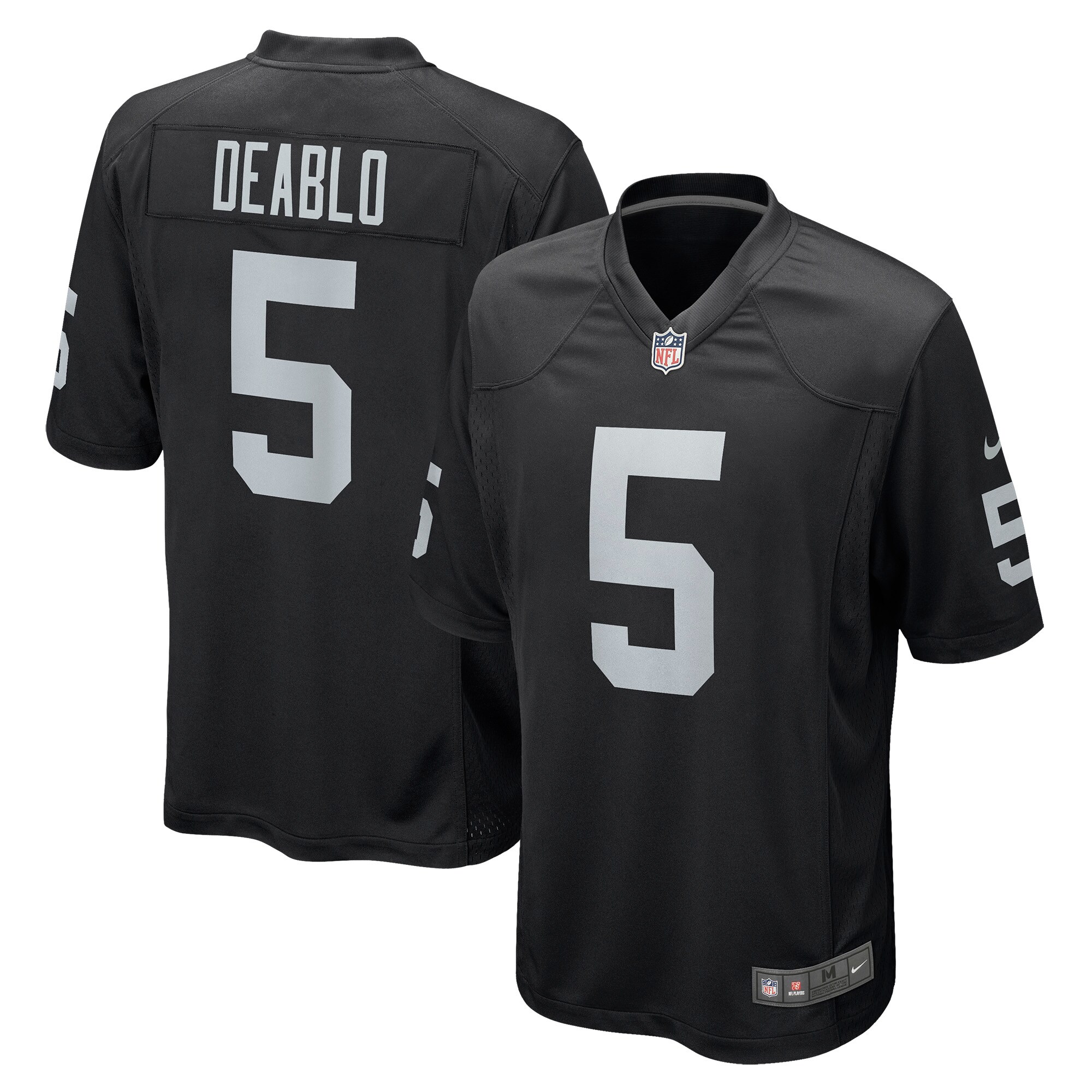 Divine Deablo Las Vegas Raiders Player Game Jersey - Black