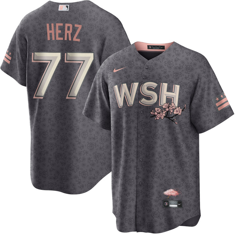DJ Herz Washington Nationals City Connect Jersey