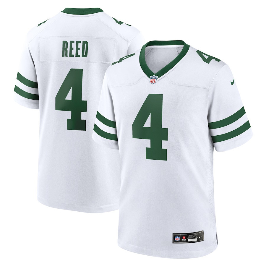 D.J. Reed 4 New York Jets Game Jersey - Men, Legacy White