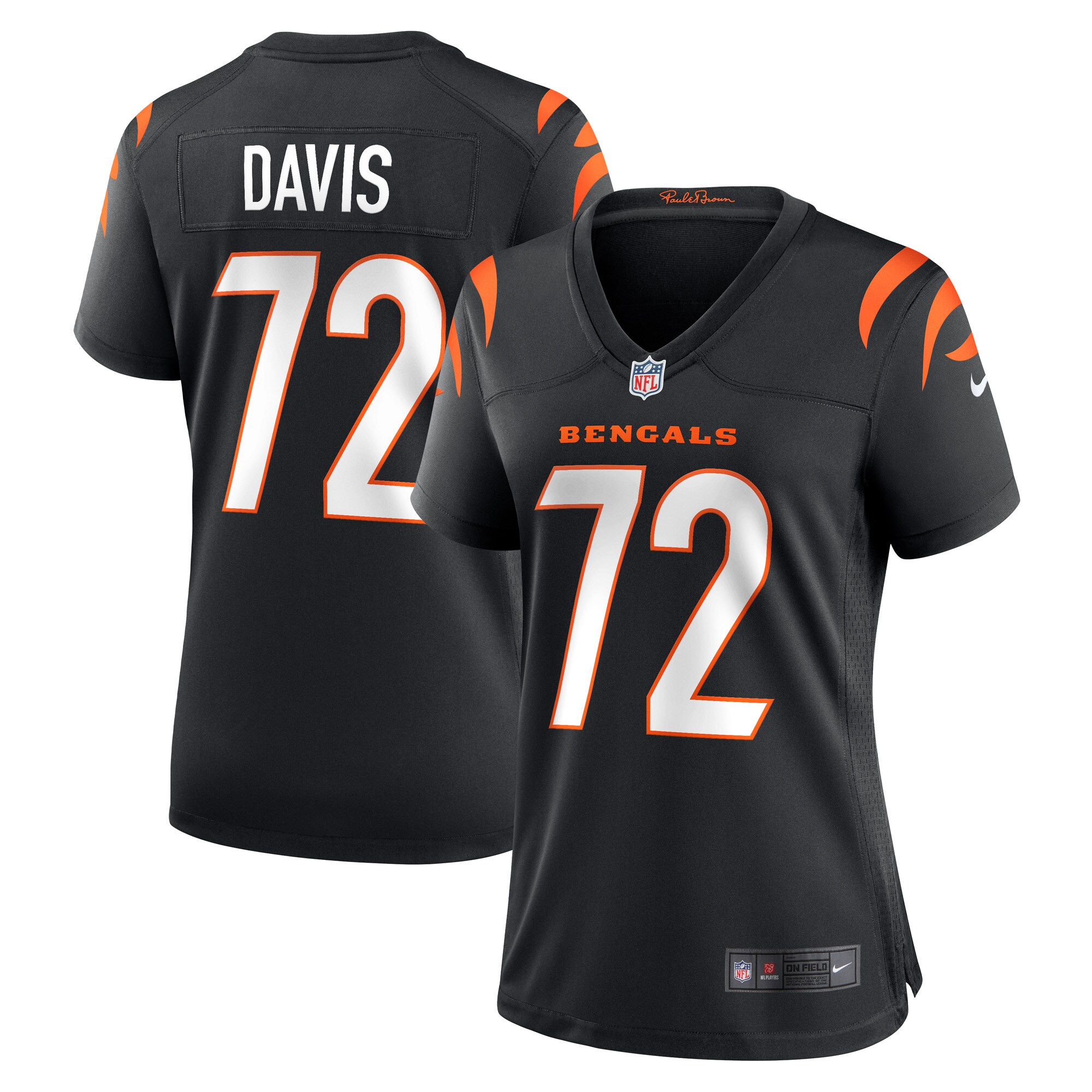 Domenique Davis Cincinnati Bengals Women's Game Player Jersey - Black