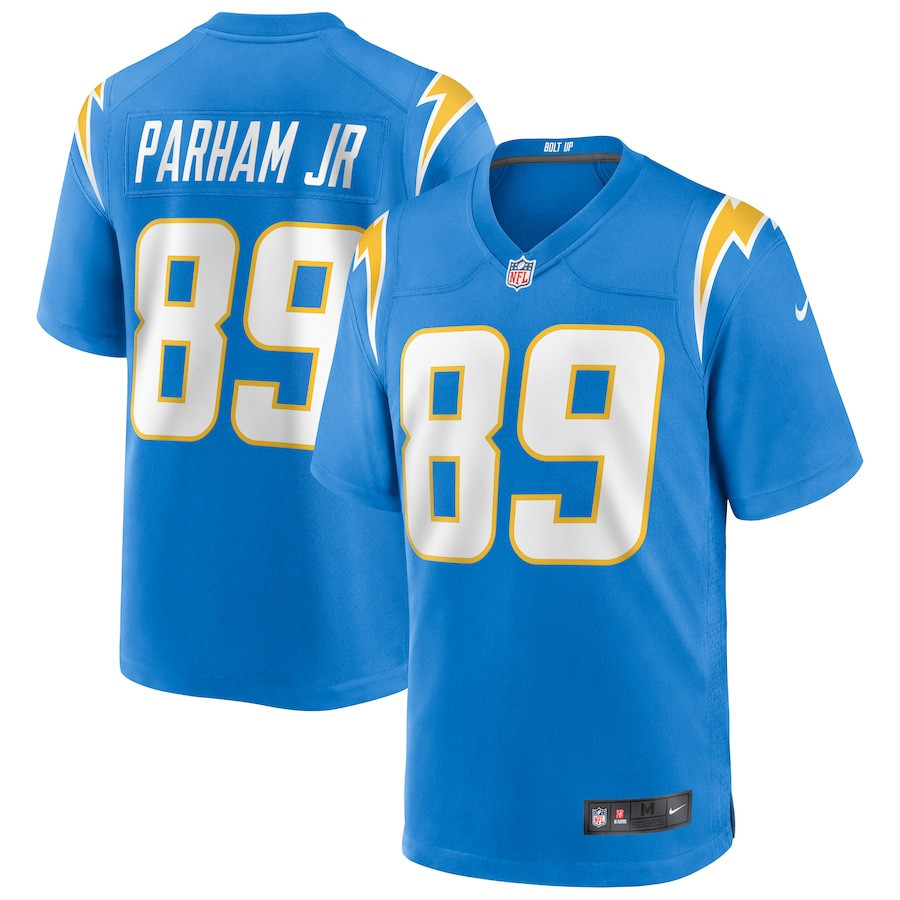 Donald Parham Jr. 89 Los Angeles Chargers Men Game Jersey - Powder Blue