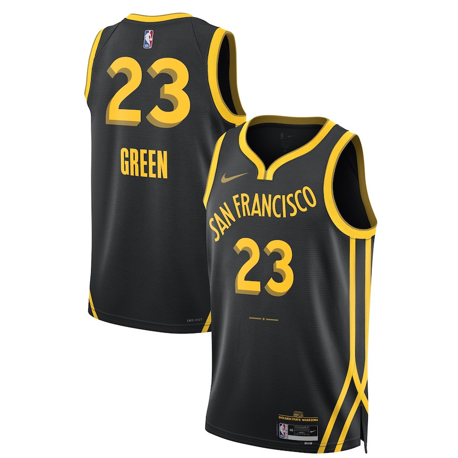 Draymond Green 23 Golden State Warriors 2023/24 Swingman Jersey - City Edition - Unisex Black