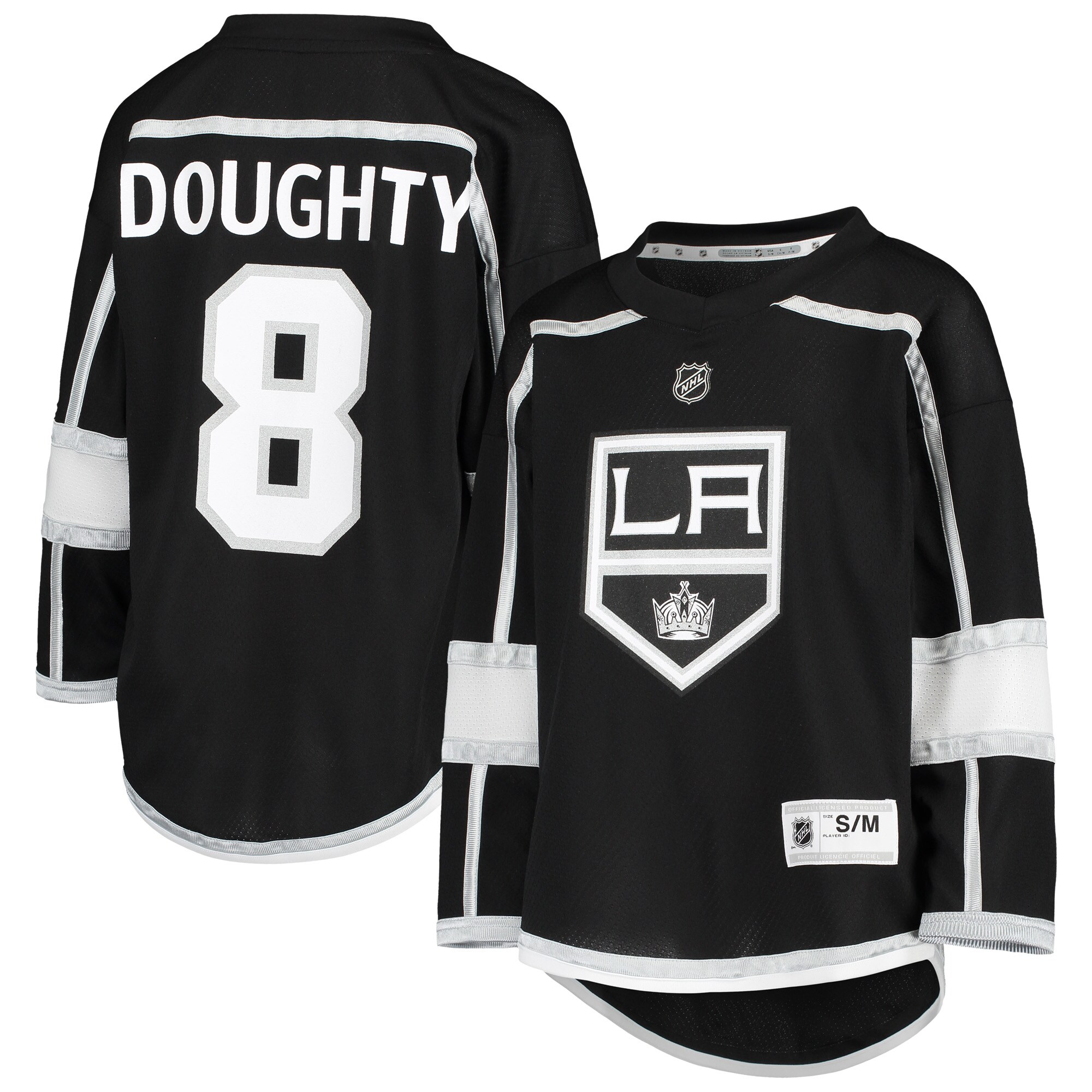 Drew Doughty Los Angeles Kings Youth Home Replica Player Jersey - Black