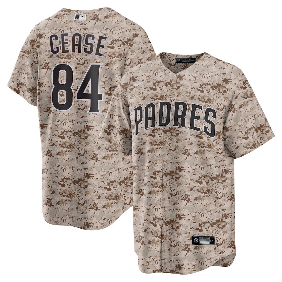 Dylan Cease 84 San Diego Padres Alternate Men Jersey - Camo