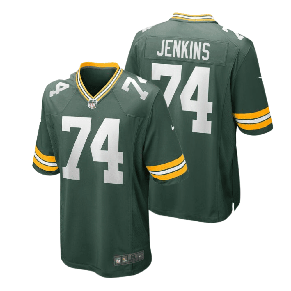 Elgton Jenkins 74 Green Bay Packers Men Home Game Jersey - Green