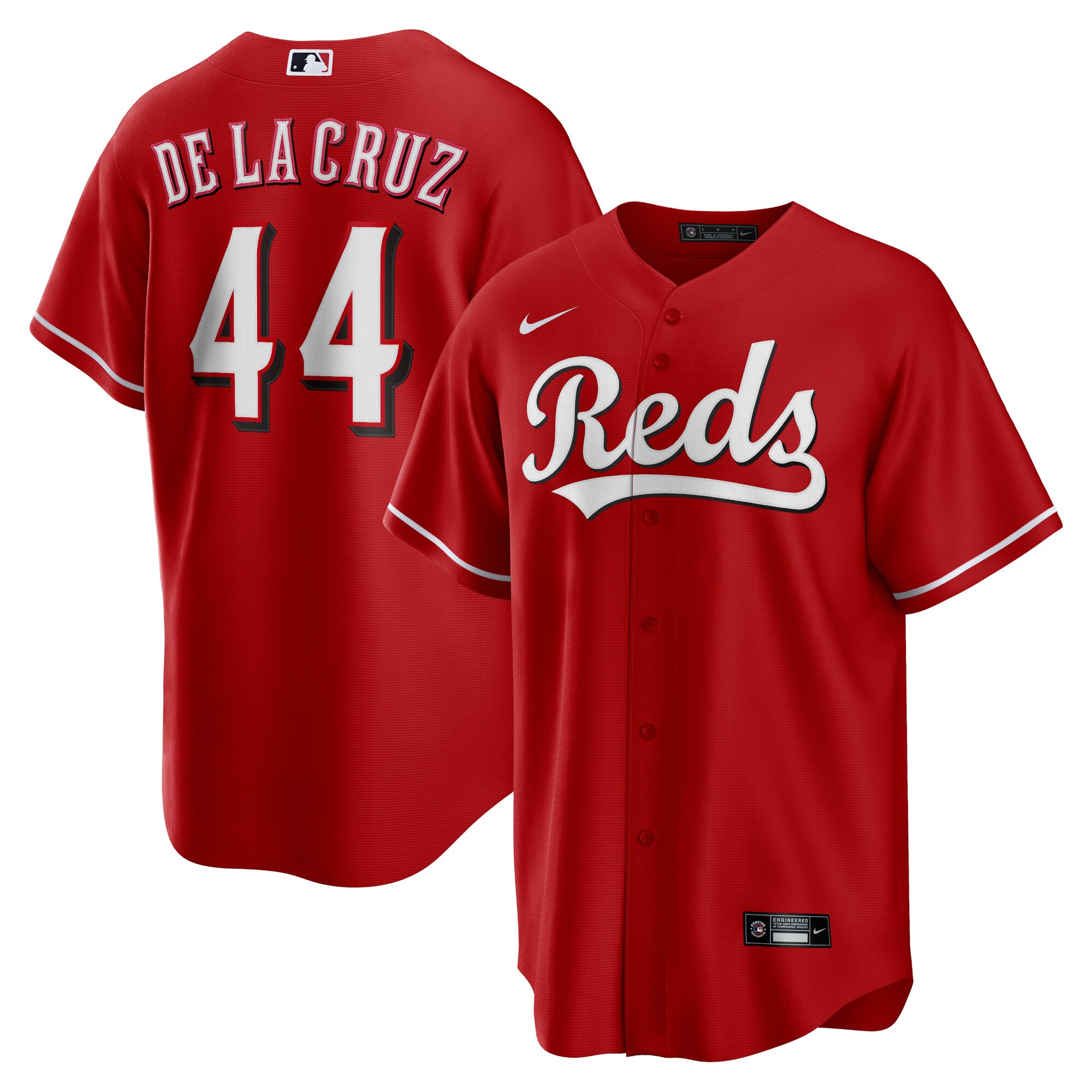 Elly De La Cruz Cincinnati Reds Big & Tall Alternate Replica Player Jersey - Red