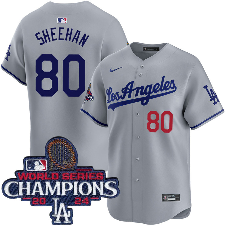 Emmet Sheehan Los Angeles Dodgers Road Limited World Series Champions Jersey