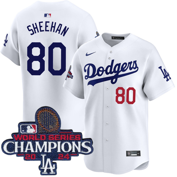 Emmet Sheehan Los Angeles Dodgers Youth Home Limited World Series Champions Jersey