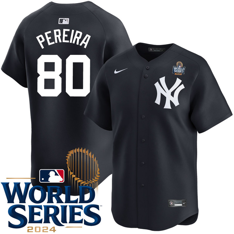 Everson Pereira New York Yankees Alternate Limited World Series Jersey