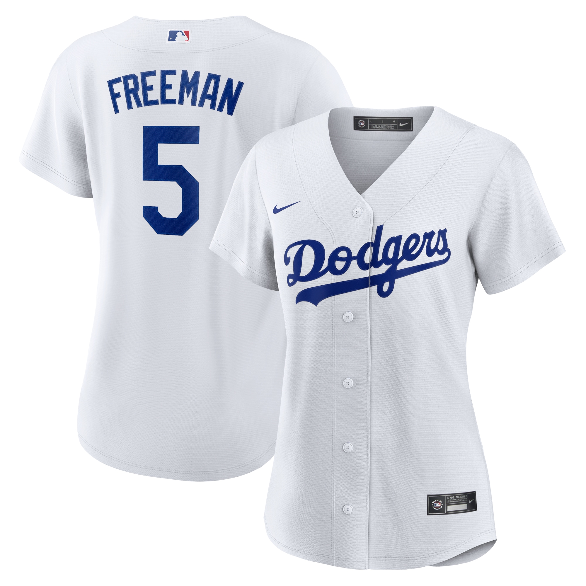 Freddie Freeman Los Angeles Dodgers Women's Replica Player Jersey - White