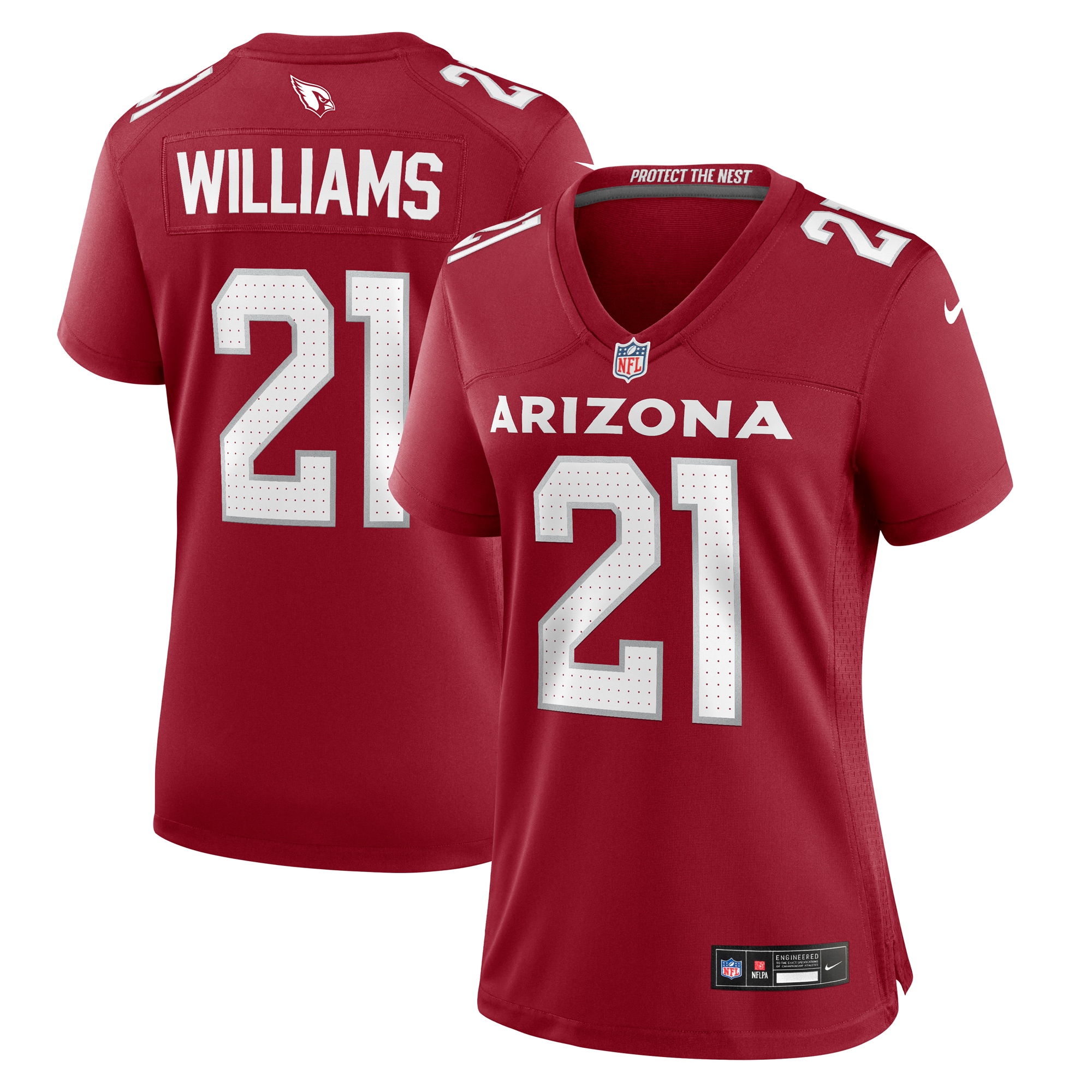 Garrett Williams Arizona Cardinals Women's Game Jersey - Cardinal