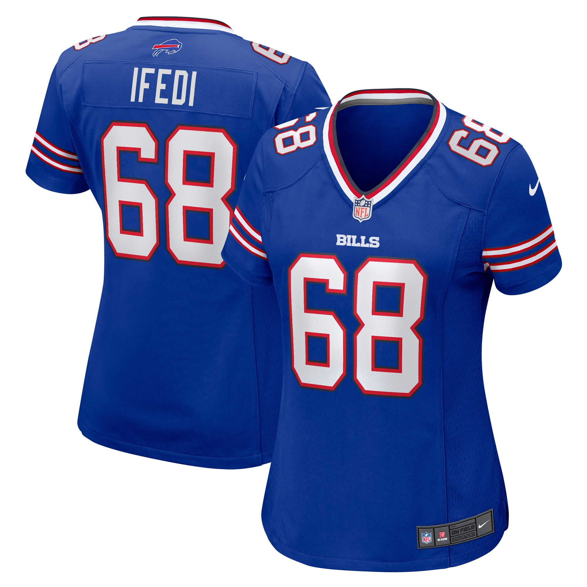 Germain Ifedi Buffalo Bills Women's Team Game Jersey - Royal