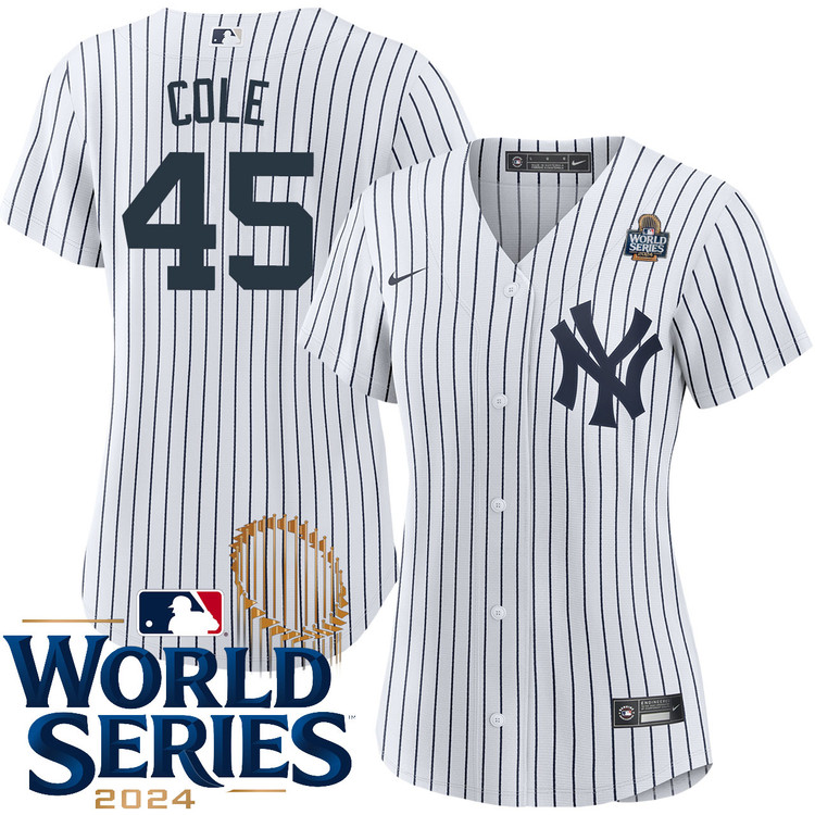 Gerrit Cole New York Yankees Women's Home World Series Jersey