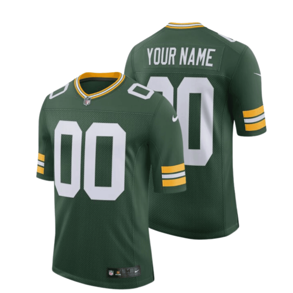 Green Bay Packers Custom Home Limited Jersey - Green