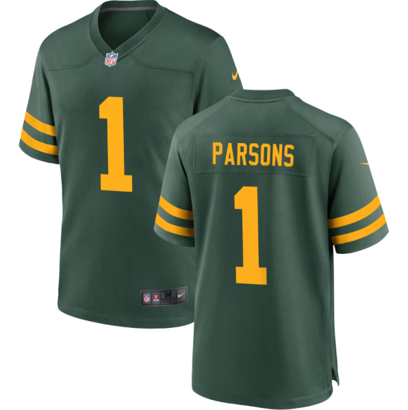 Green Bay Packers Micah Parsons Green Alternate Player Jersey