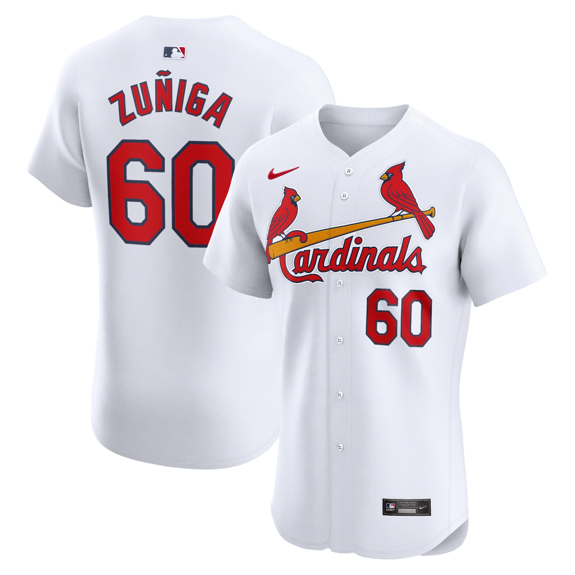 Guillermo Zu\u00c3\u00b1iga St. Louis Cardinals Home Elite Player Jersey - White