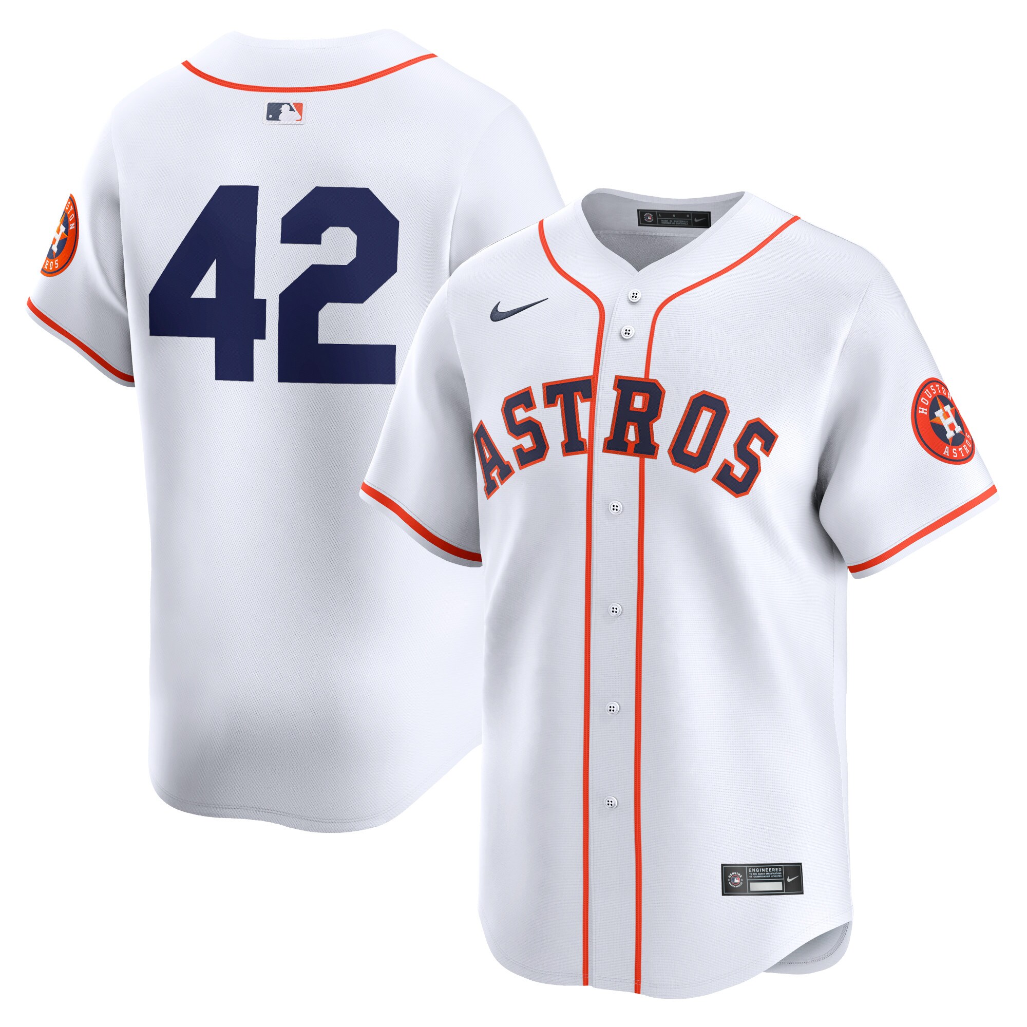 Houston Astros 2024 Jackie Robinson Day Home Limited Jersey\u00c2\u00a0\u00e2\u20ac\u201c White