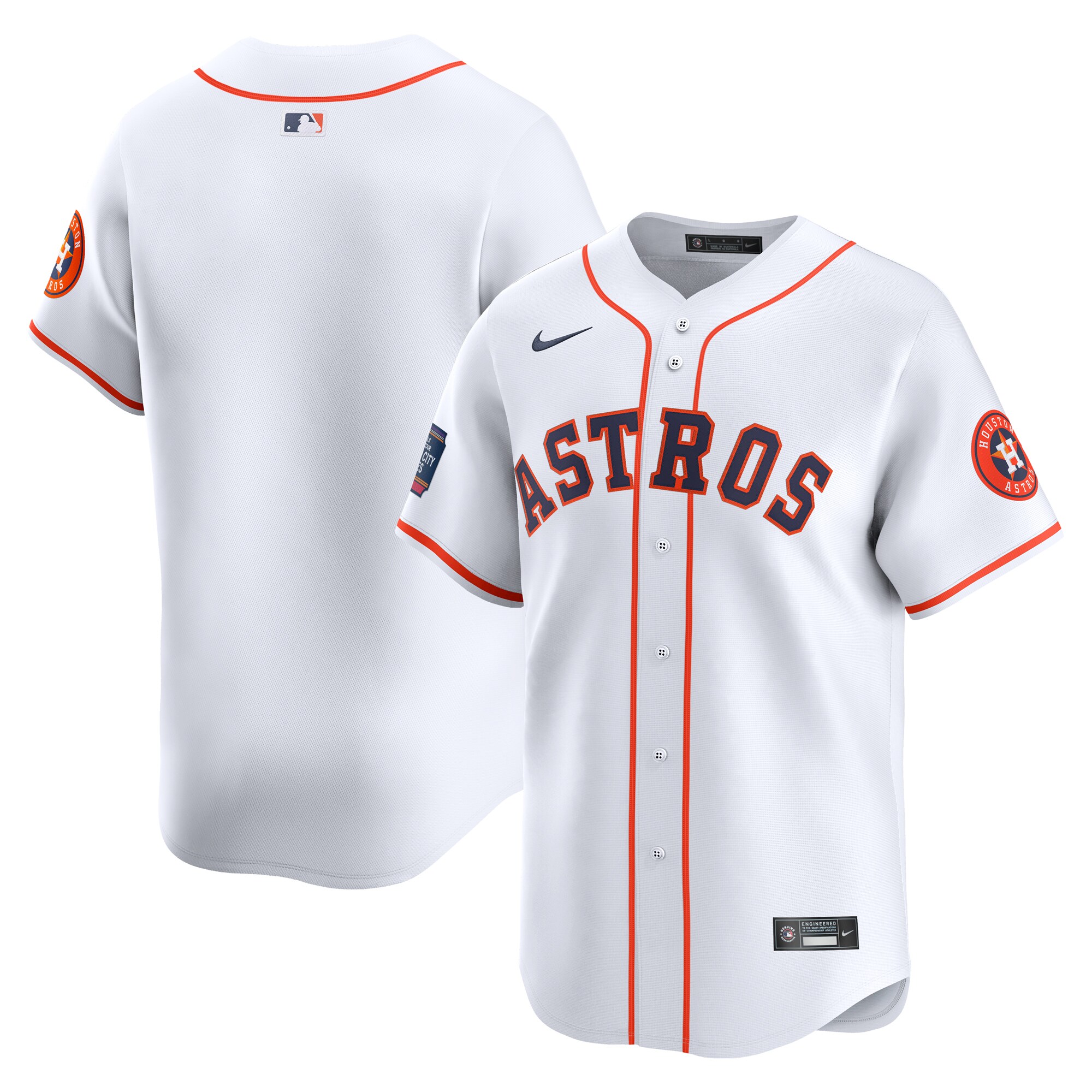 Houston Astros 2024 MLB World Tour Mexico City Series Home Limited Jersey\u00c2\u00a0\u00e2\u20ac\u201c White