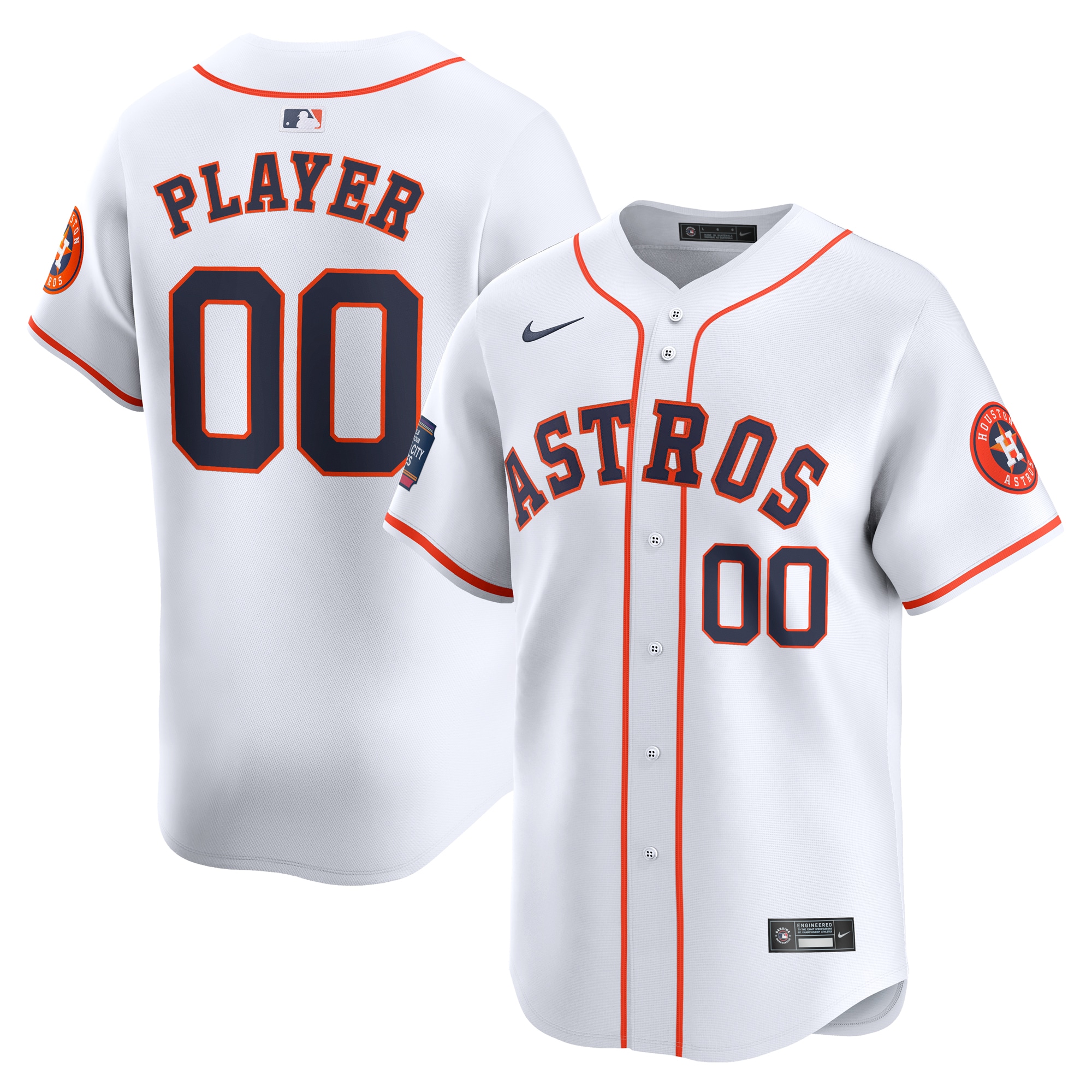 Houston Astros 2024 MLB World Tour Mexico City Series Home Limited Pick-A-Player Jersey\u00c2\u00a0\u00e2\u20ac\u201c White