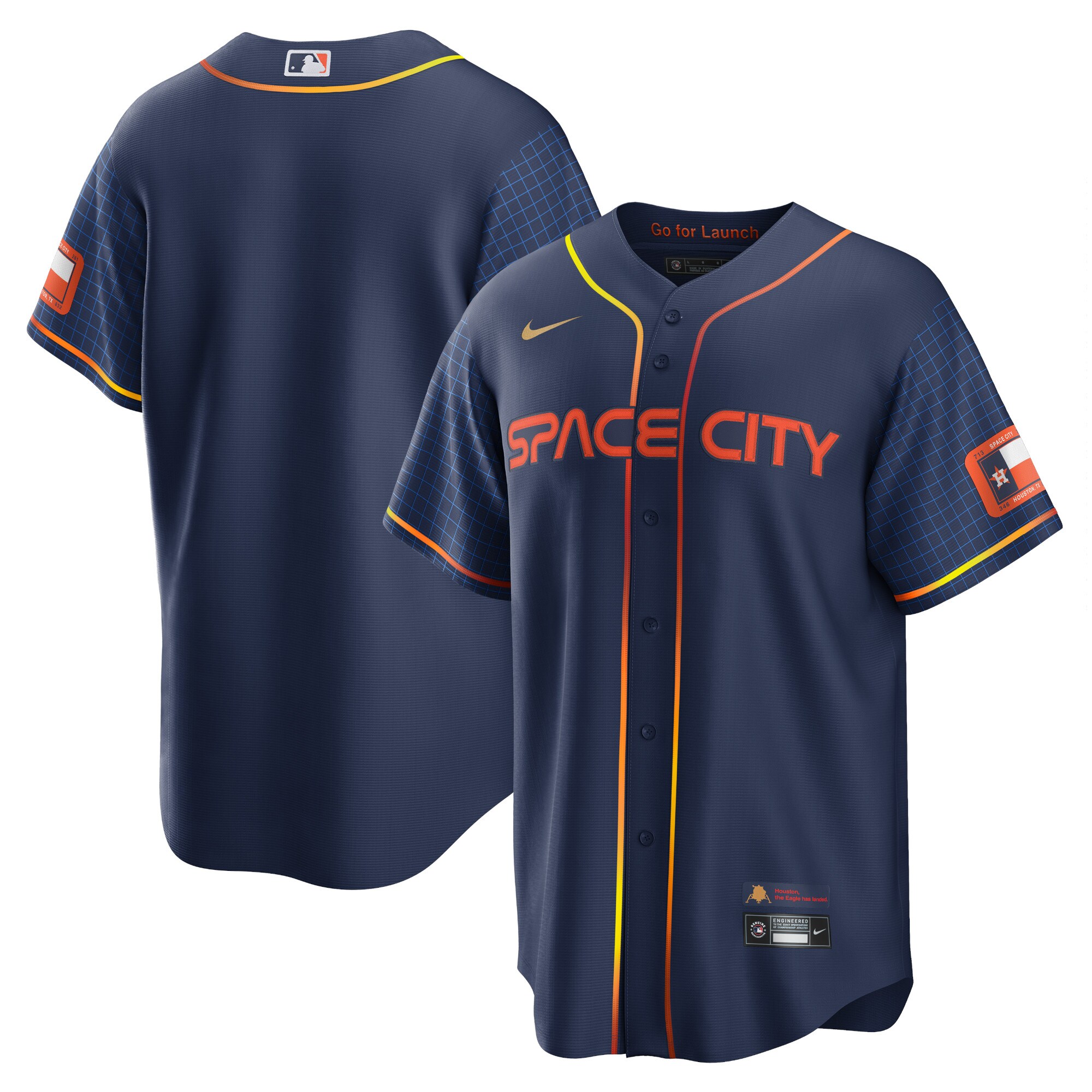 Houston Astros City Connect Replica Jersey - Navy