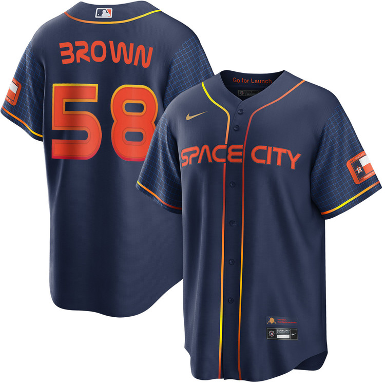 Hunter Brown Houston Astros City Connect Jersey