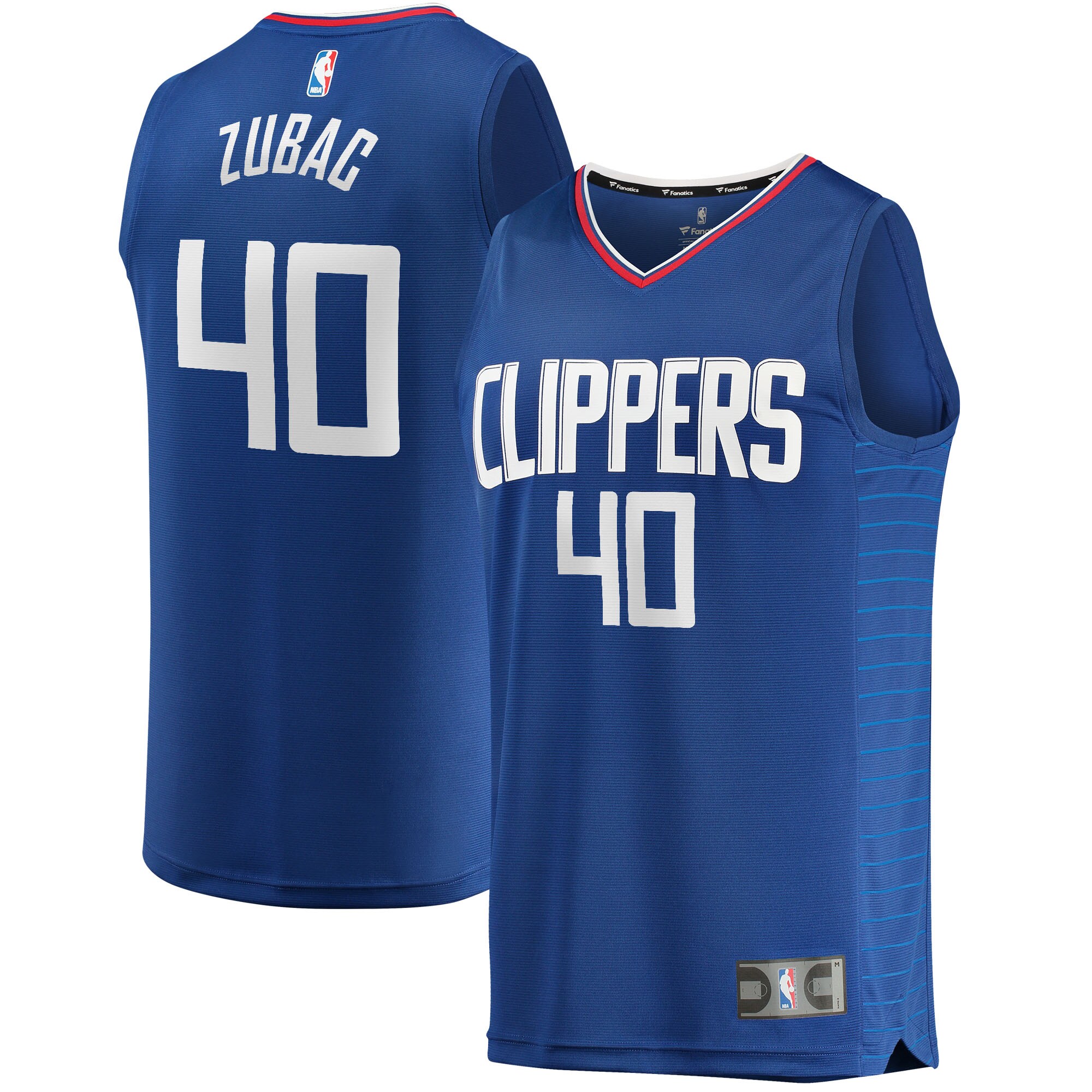 Ivica Zubac LA Clippers Fanatics Fast Break Replica Jersey - Icon Edition - Royal