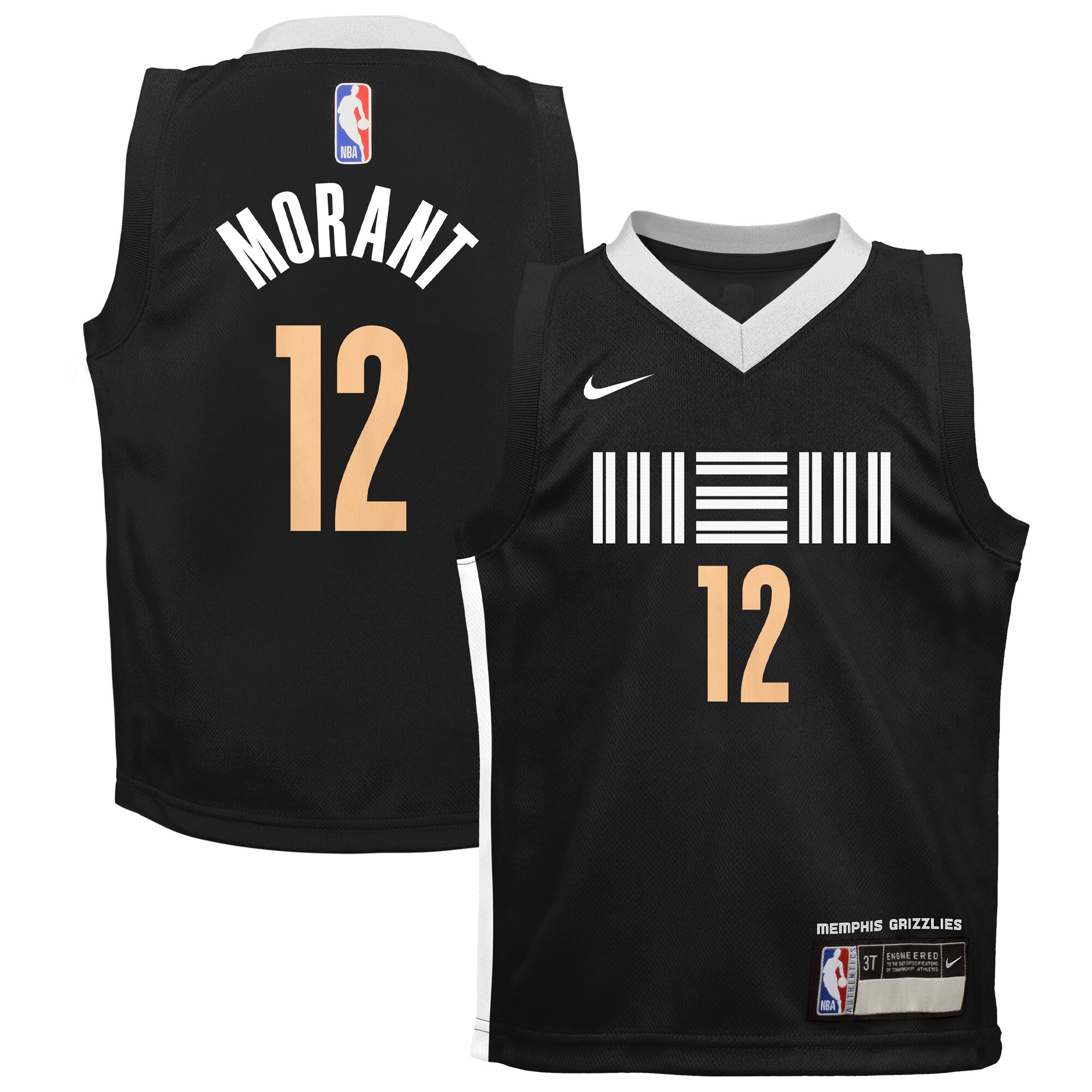 Ja Morant Memphis Grizzlies Infant Swingman Replica Jersey - City Edition - Black