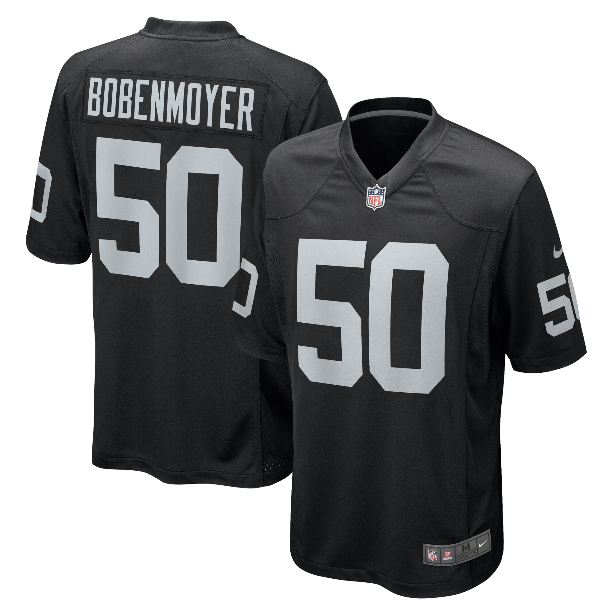 Jacob Bobenmoyer Las Vegas Raiders Game Player Jersey - Black
