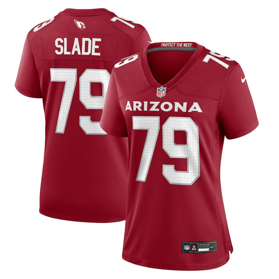 Jacob Slade 79 Arizona Cardinals Women GameJersey - Cardinal