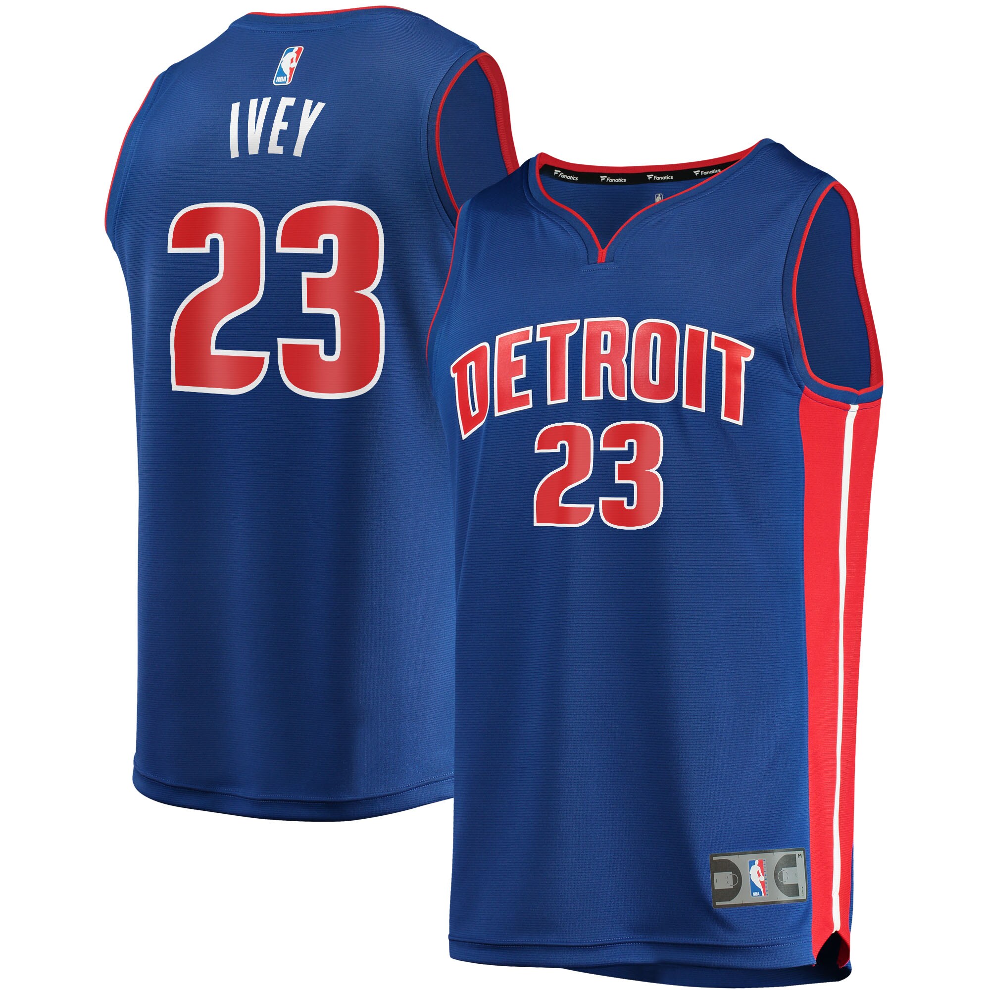 Jaden Ivey Detroit Pistons Fanatics Fast Break Replica Player Jersey - Icon Edition - Blue