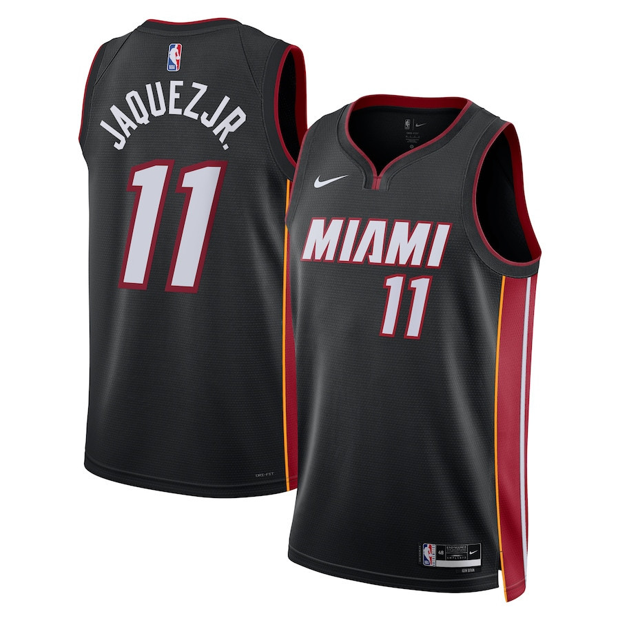 Jaime Jaquez Jr. 11 Miami Heat Unisex Swingman Jersey - Icon Edition - Black