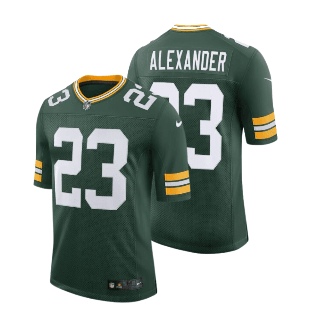 Jaire Alexander 23 Green Bay Packers Men Home Limited Jersey - Green